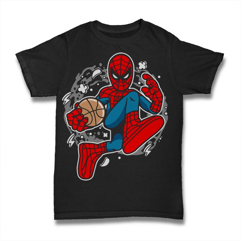 Spider Basketball Tshirt