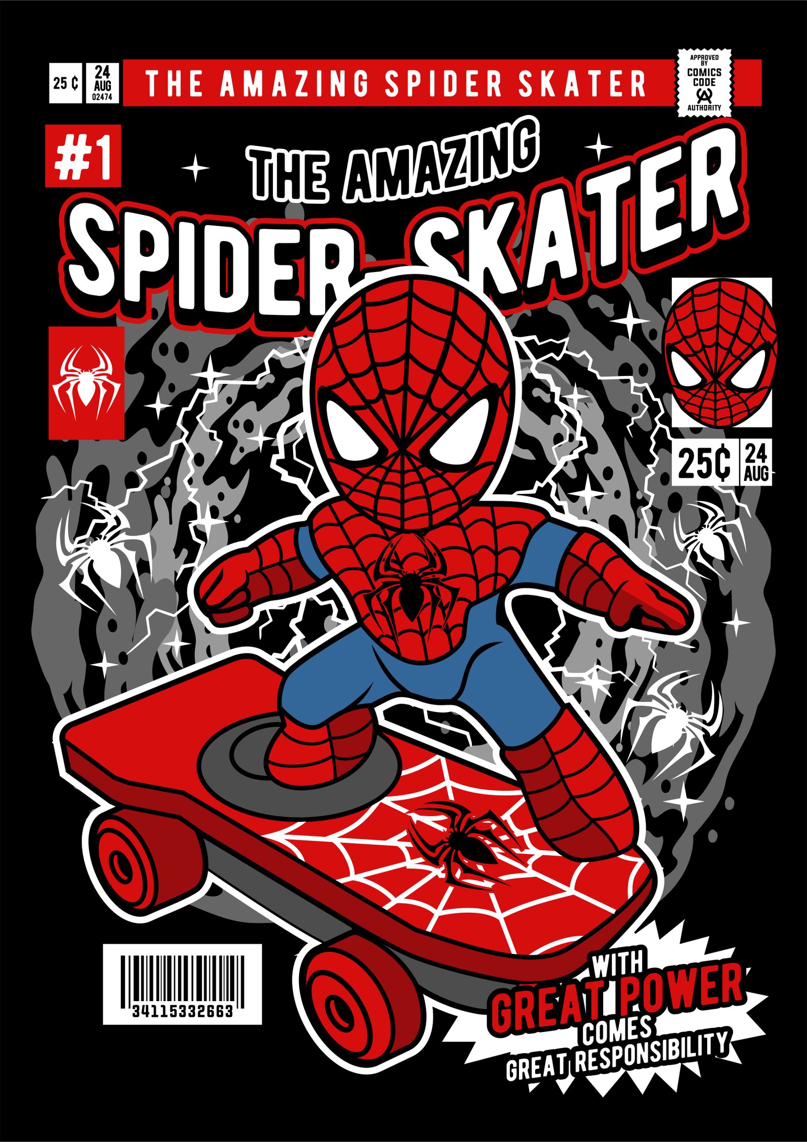 Spiderman Skateboard