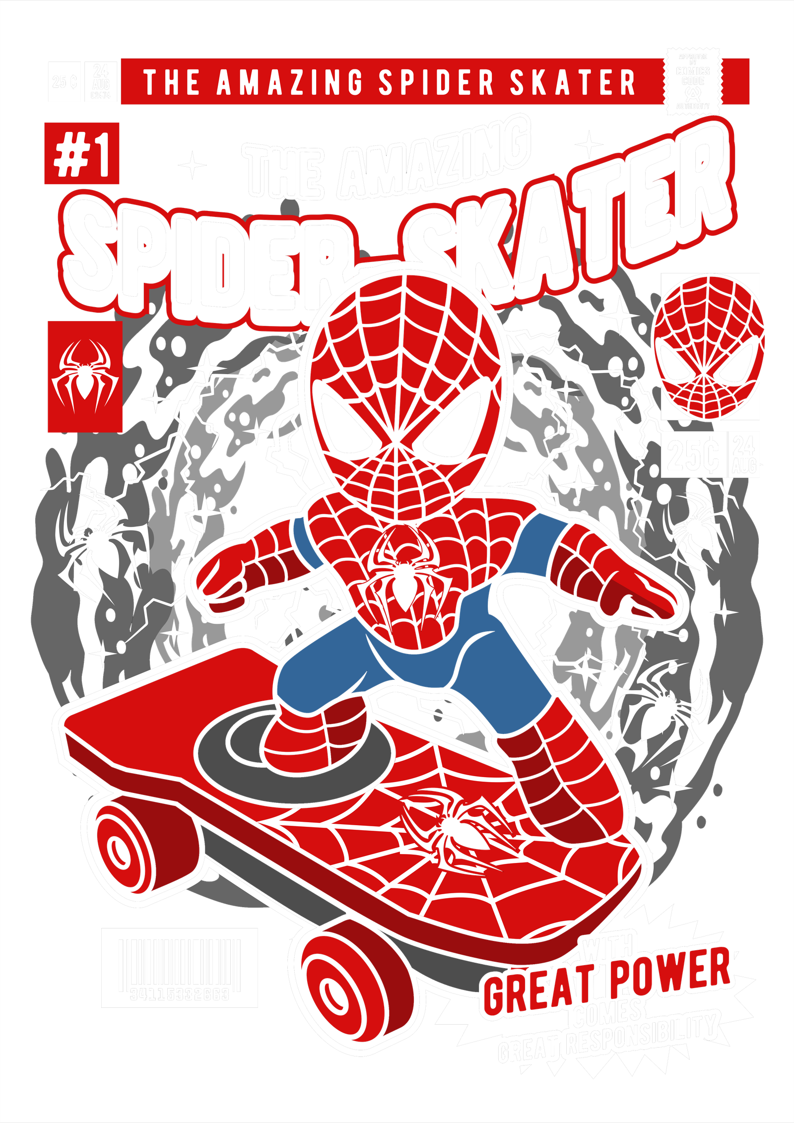 Spiderman Skateboard