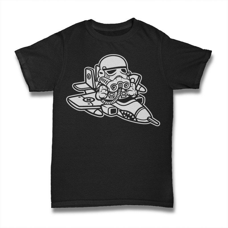 Storm Trooper Jet Pilot Tshirt
