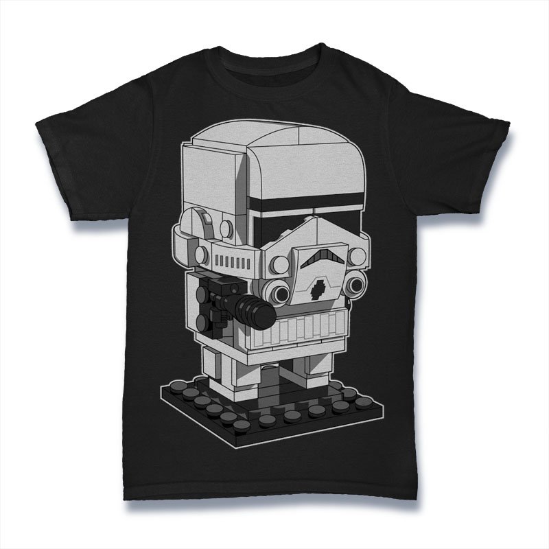 Stormtrooper Brickhead Tshirt