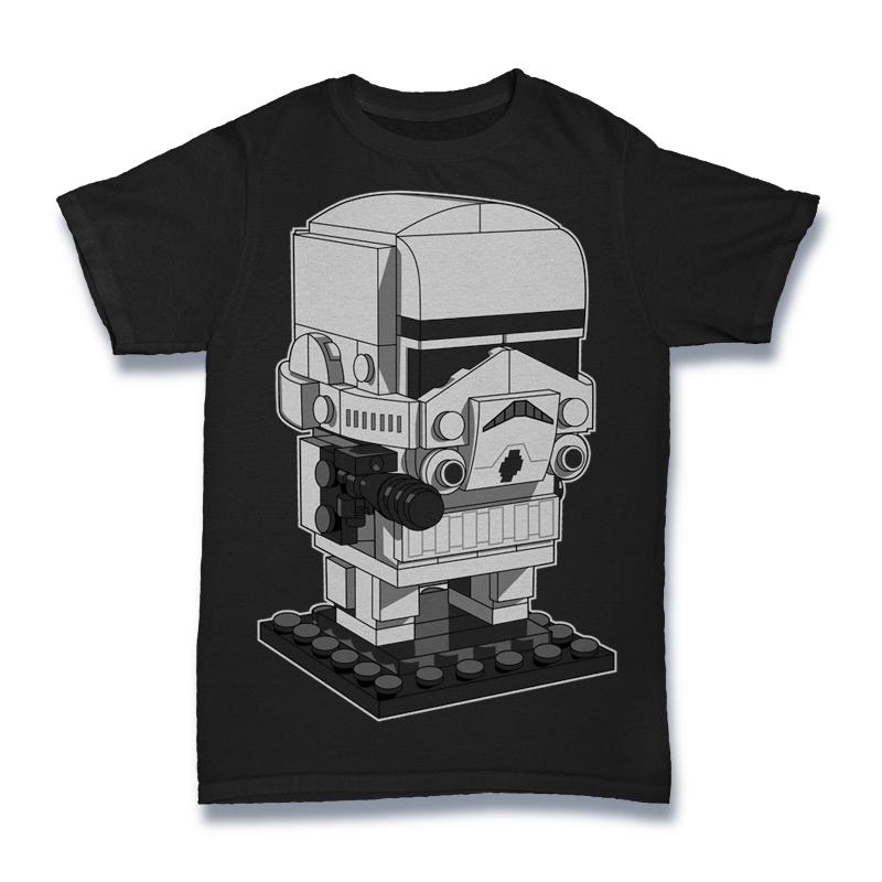 Stormtrooper Brickhead Tshirt