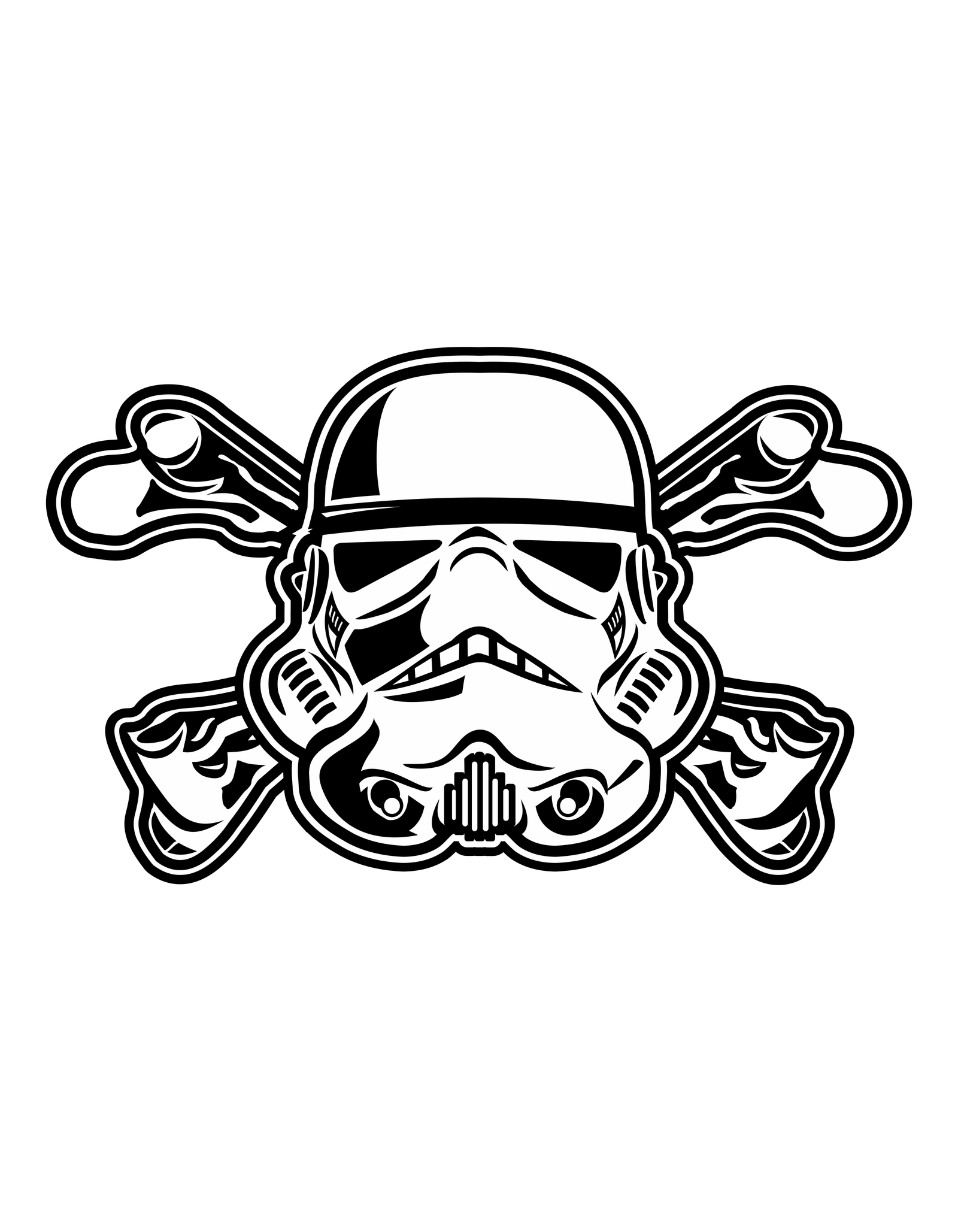 Stormtrooper Cross Bones