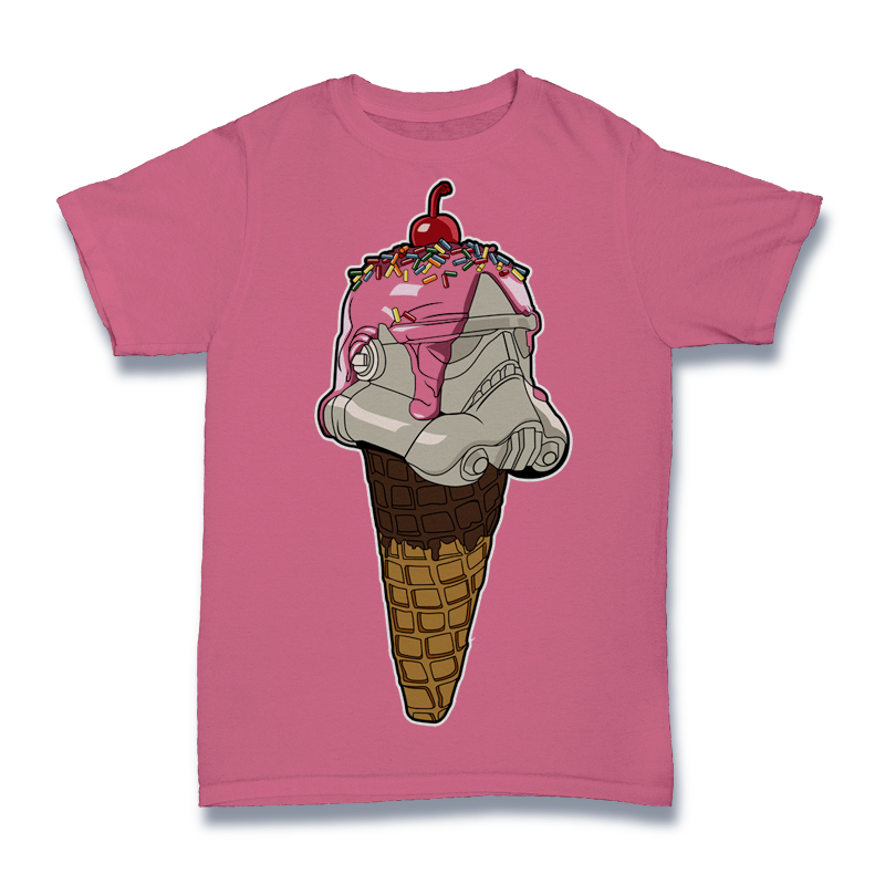 Stormtrooper Ice Cream Tshirt