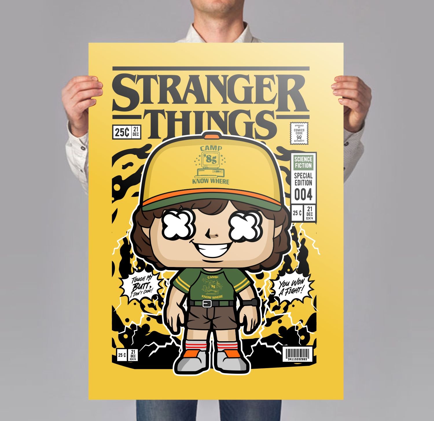 Stranger Things Dustin Poster