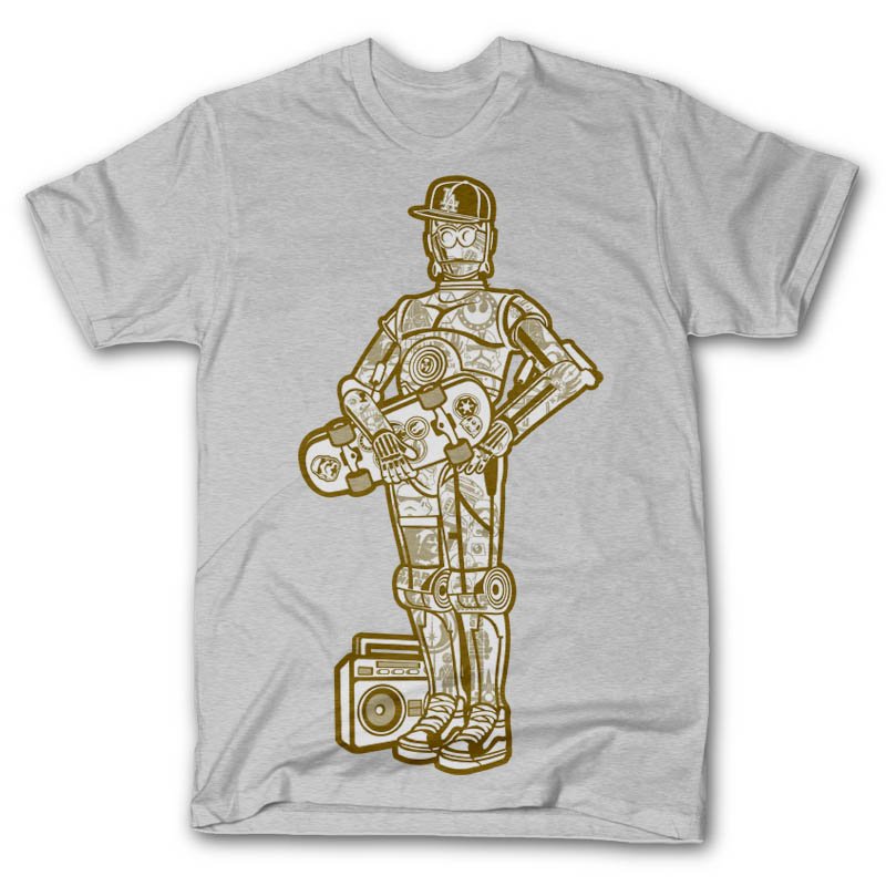 Street C3PO Tshirt