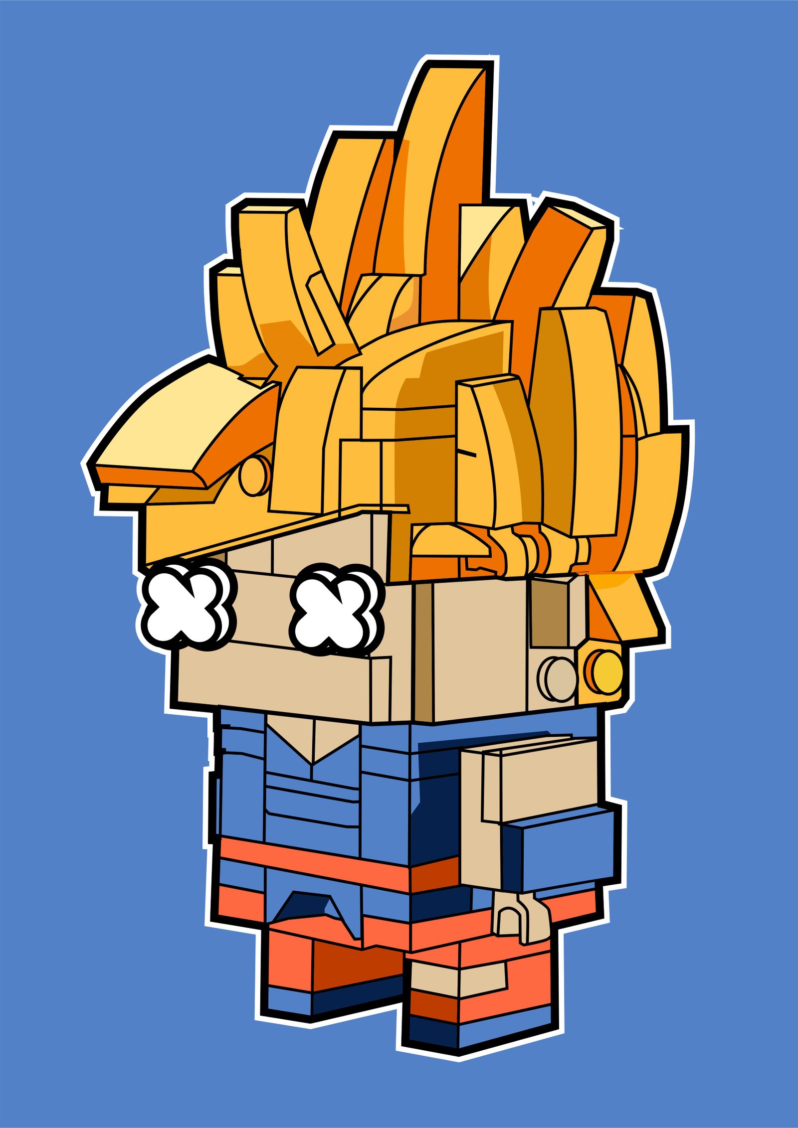 Super Saiyan Lego