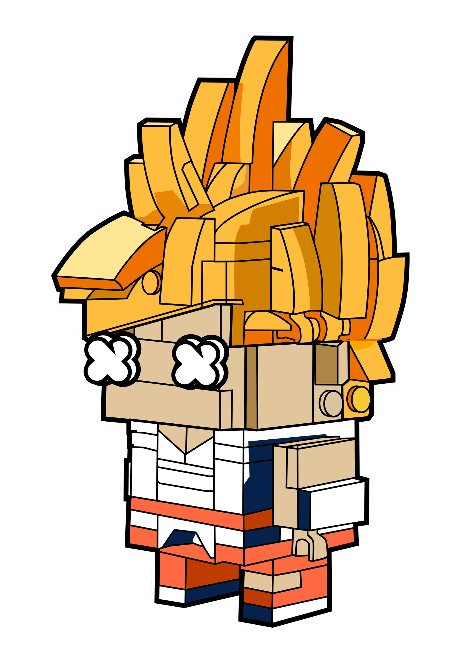Super Saiyan Lego