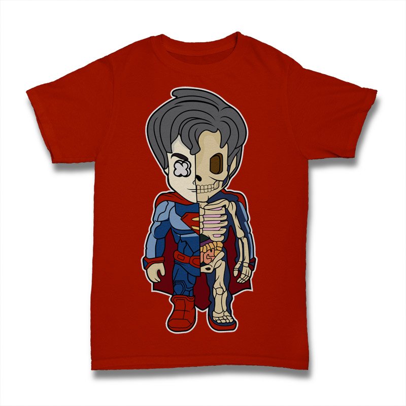 Superman Skeleton Tshirt