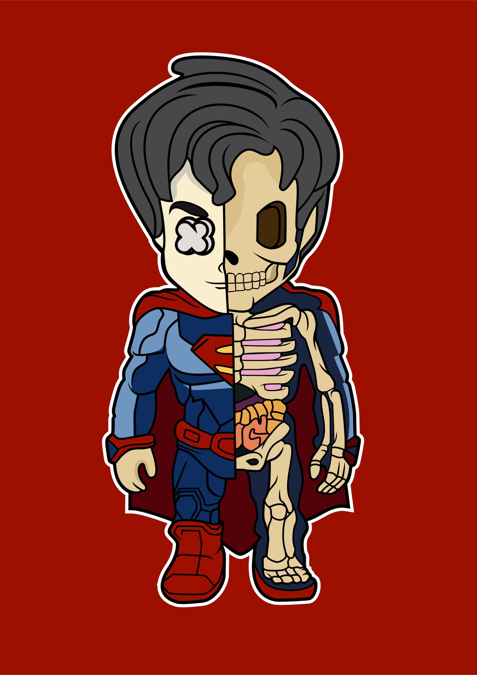 Superman Skeleton