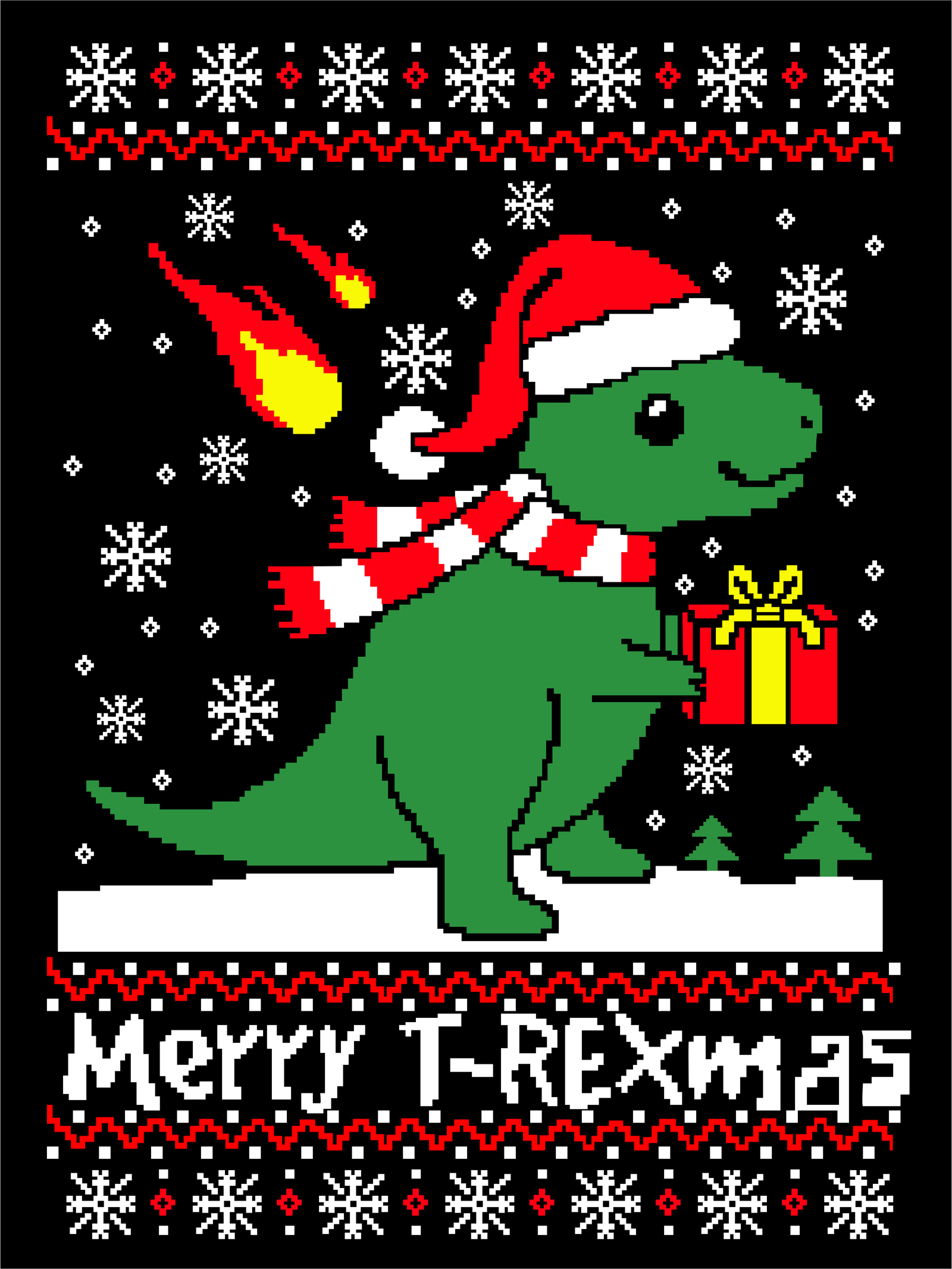 T Rex Navideño