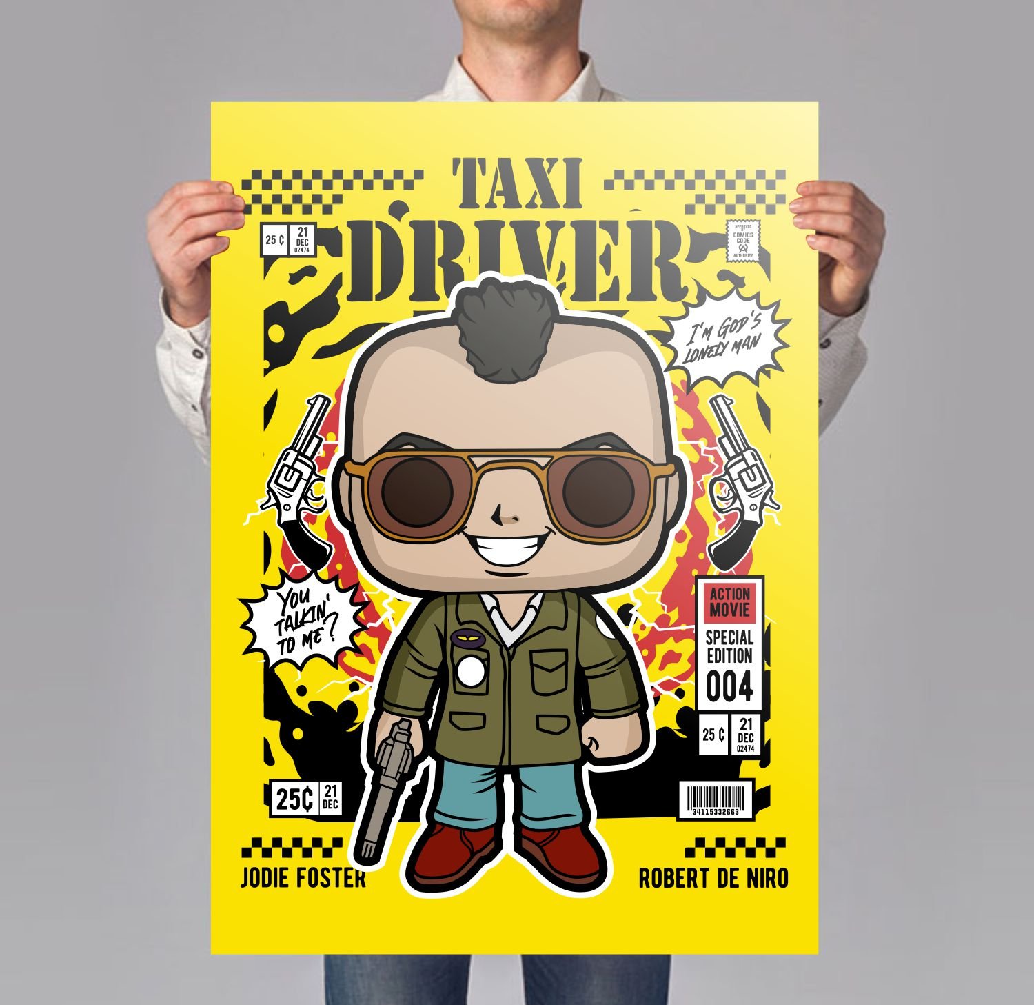 Taxi Driver Robert De Niro Poster