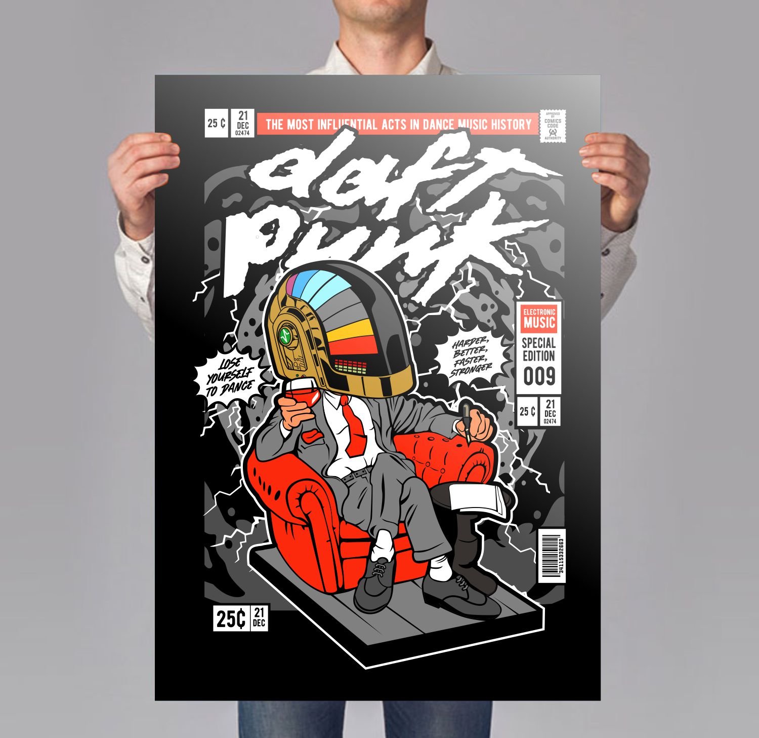 The Daft Punk Boss Poster