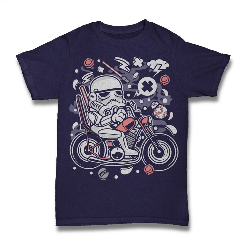 Trooper Biker Tshirt