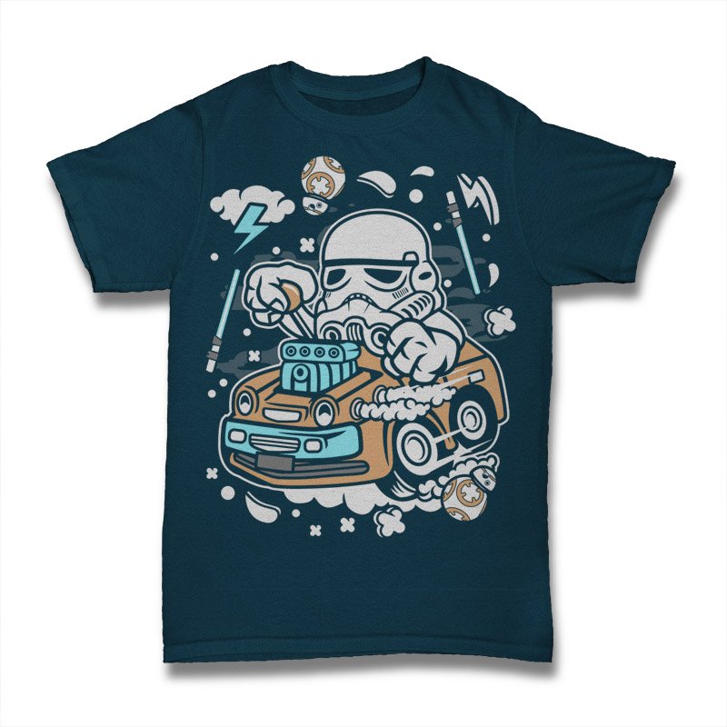 Trooper Hotrod Tshirt