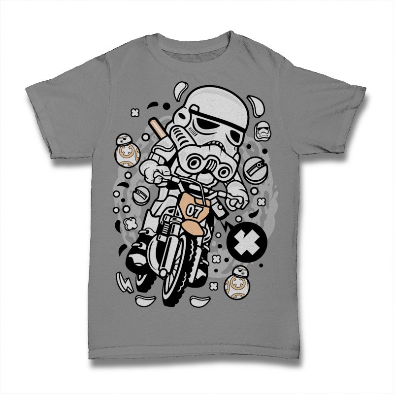 Trooper Motocross Tshirt
