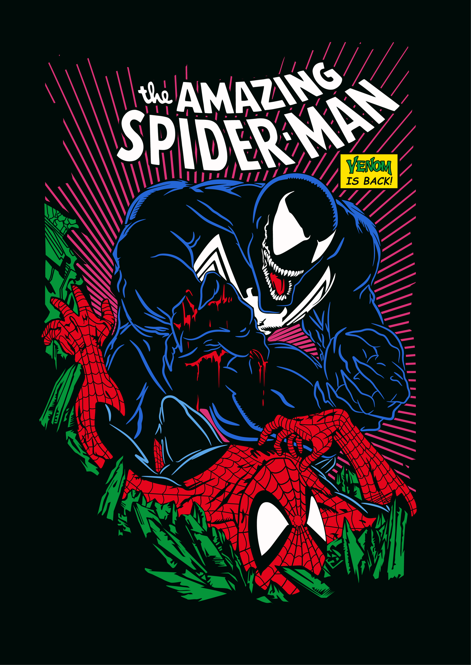 VENOM IS BACK BLACK