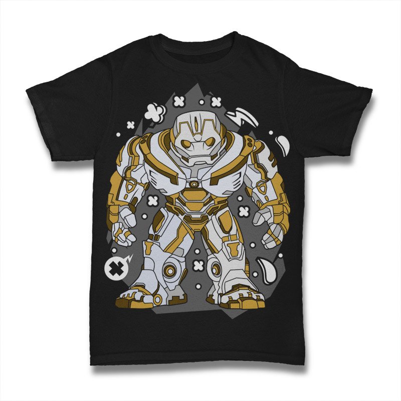 White Iron Man Tshirt