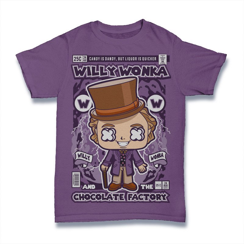 Willy Wonka And The Chocolate Factory Tshirt