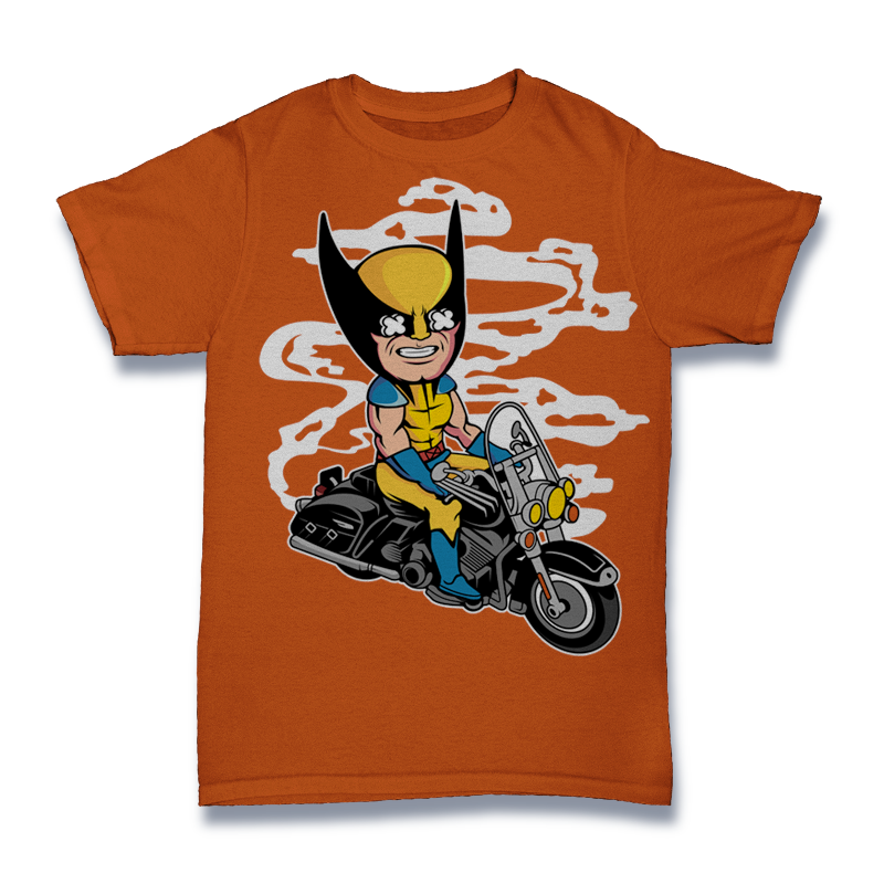 Wolverine Biker Tshirt