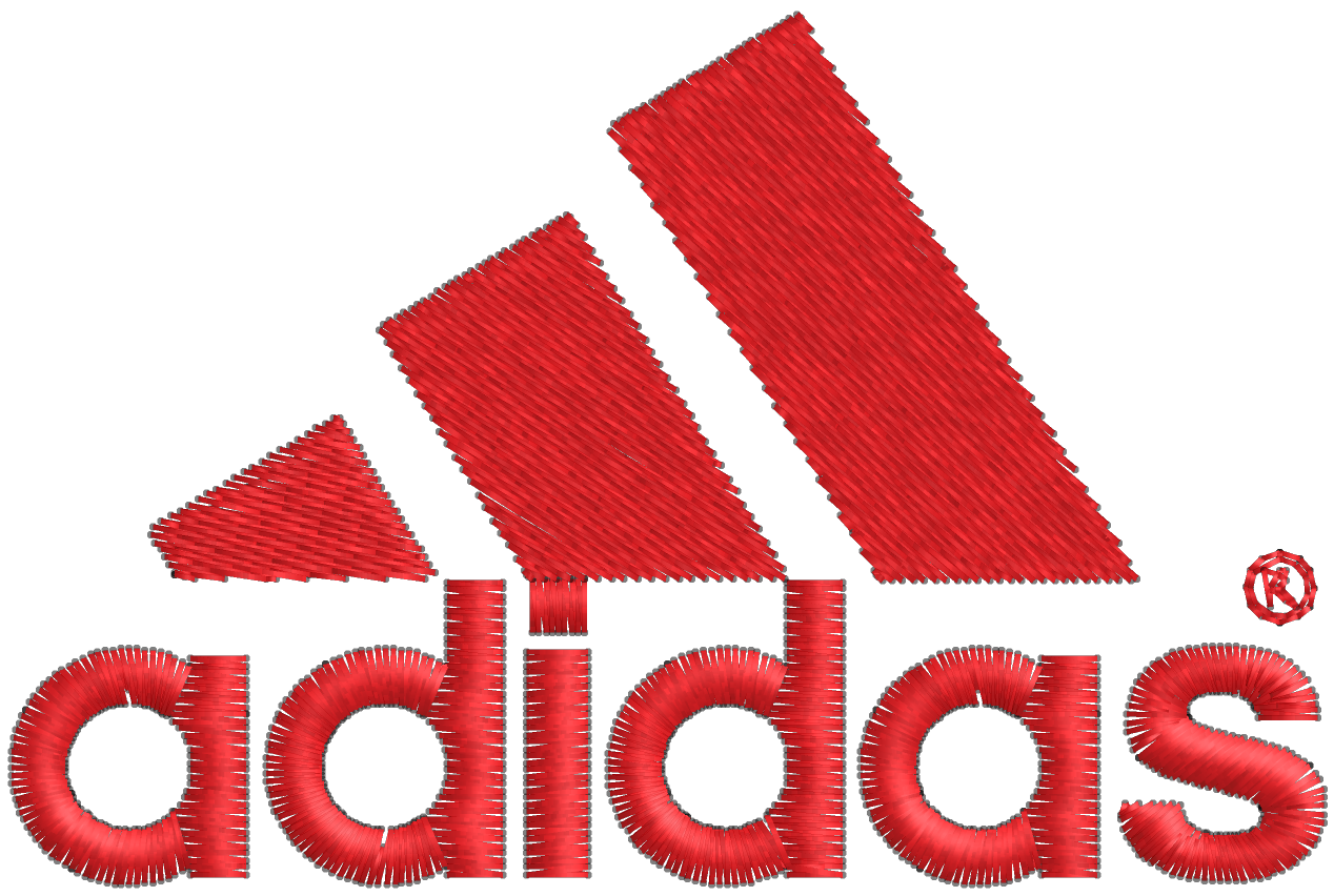 adidas logo tecido