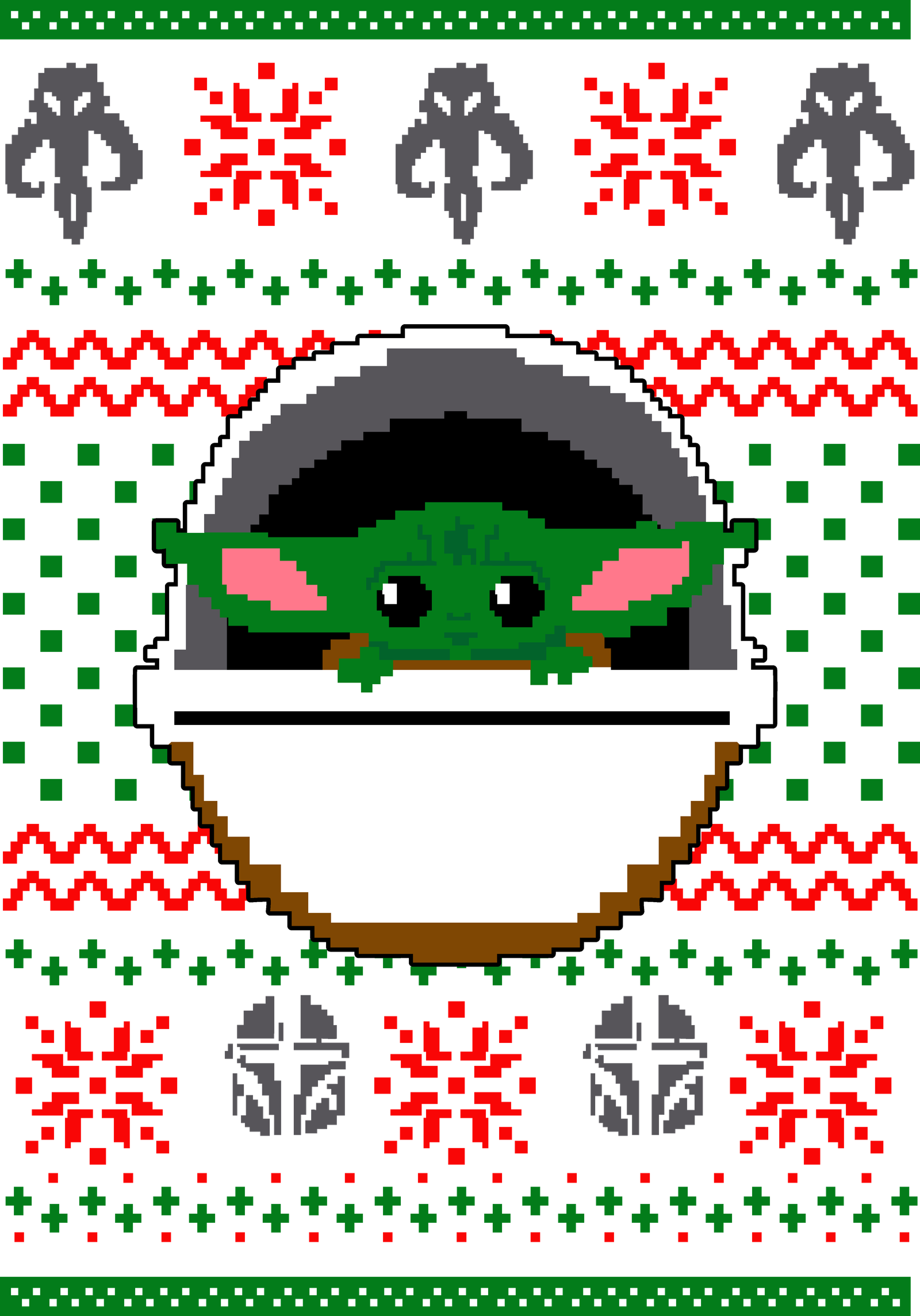 baby yoda navideño