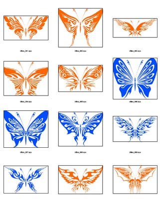 butterflies
