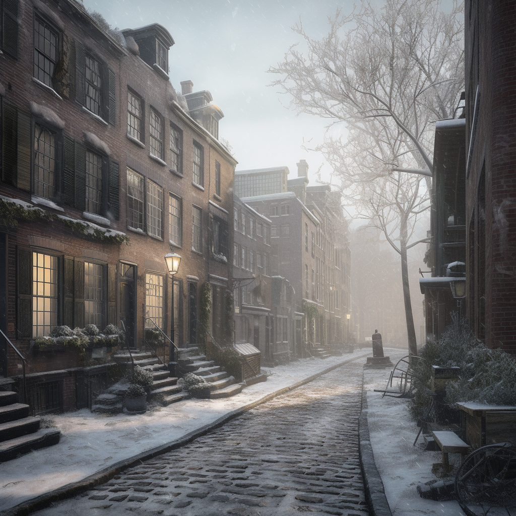 clubedoporkinho A cinematic depiction of a snow-covered cobbles c67c6eaf-95de-418e-bb4e-cfa038cbaa35