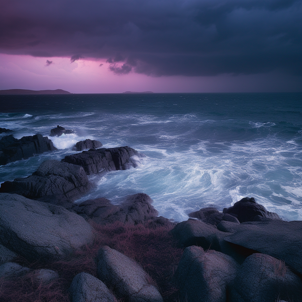 clubedoporkinho Imagine a twilight scene over a restless ocean a190cc25-c250-46b5-9e84-899c9ade6913