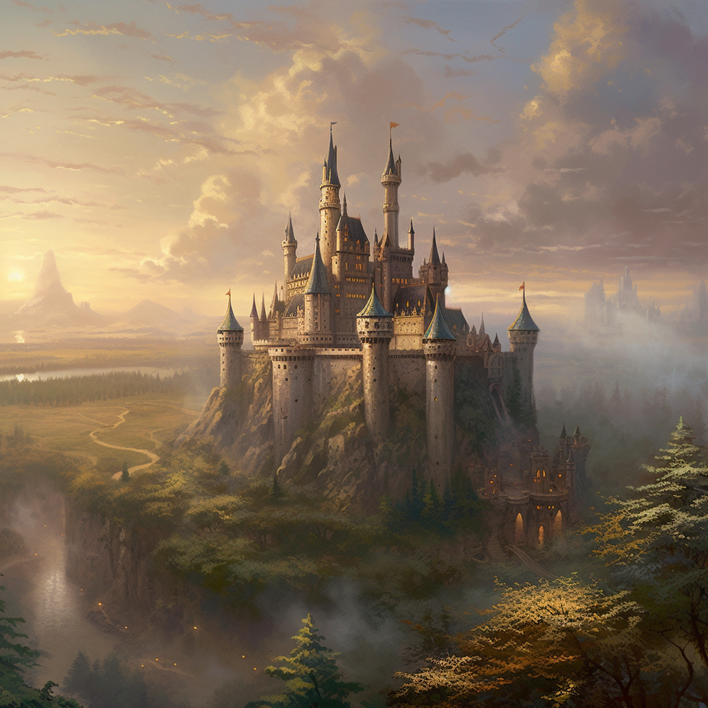 clubedoporkinho Visualize an imposing ancient castle as the fir 40e2d4cc-87cb-4073-85af-4427b8c98458