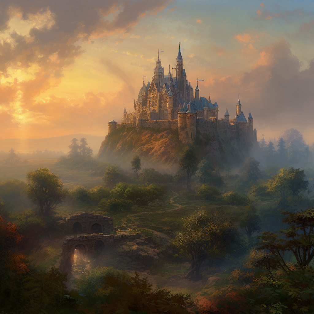 clubedoporkinho Visualize an imposing ancient castle as the fir 725c14f6-1ee4-44d0-a84e-74a8e3091d8d