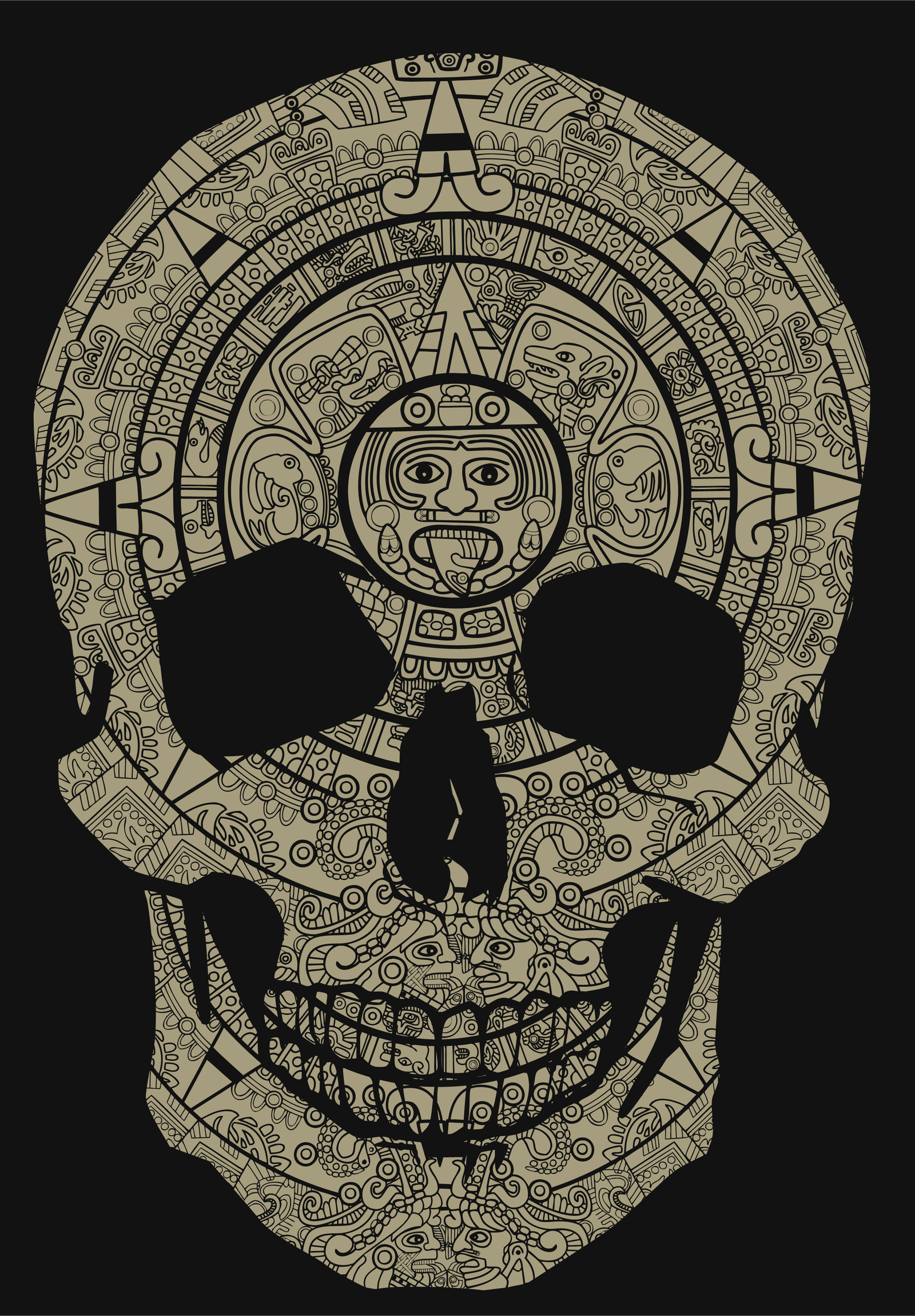 craneo aztec black