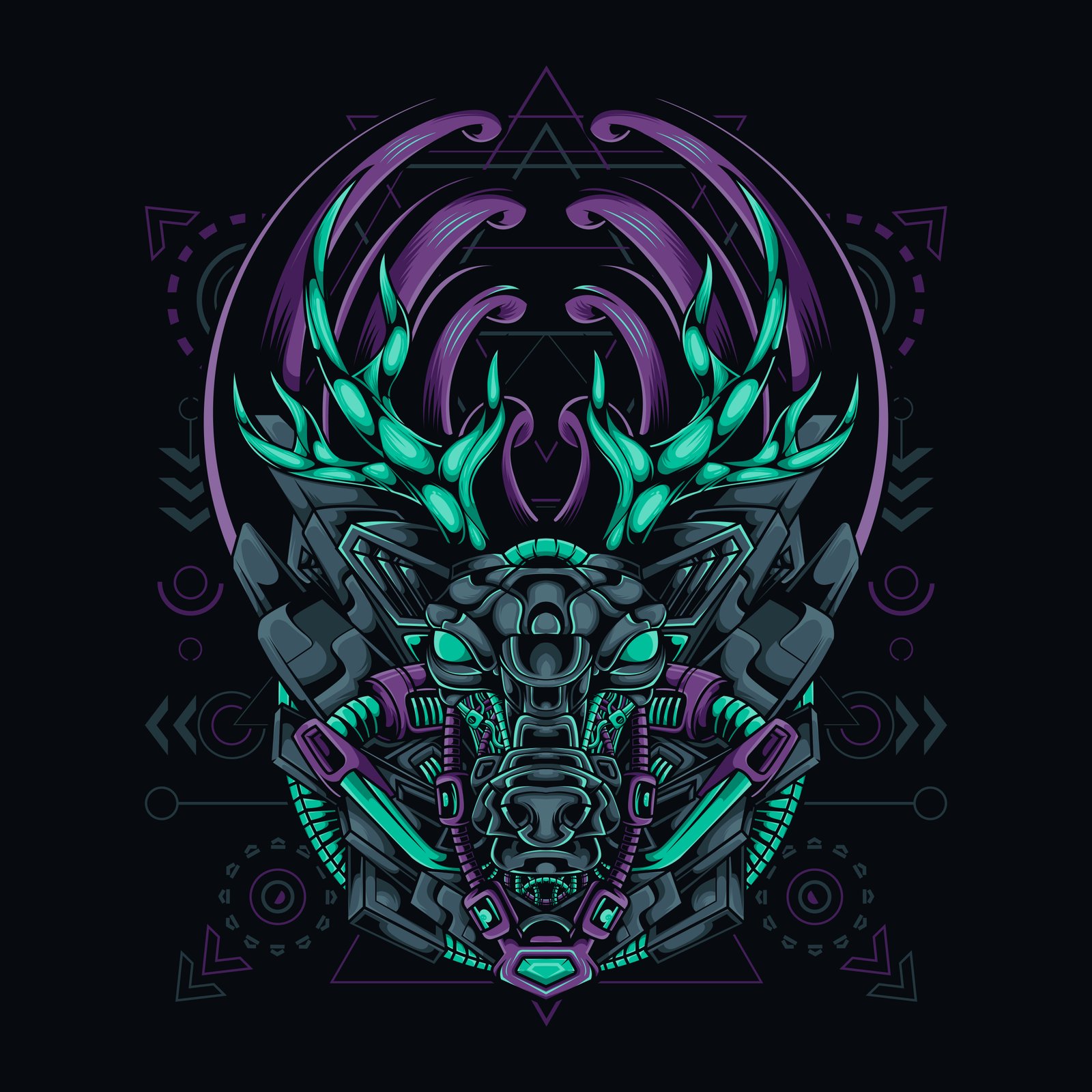 deer mecha elements