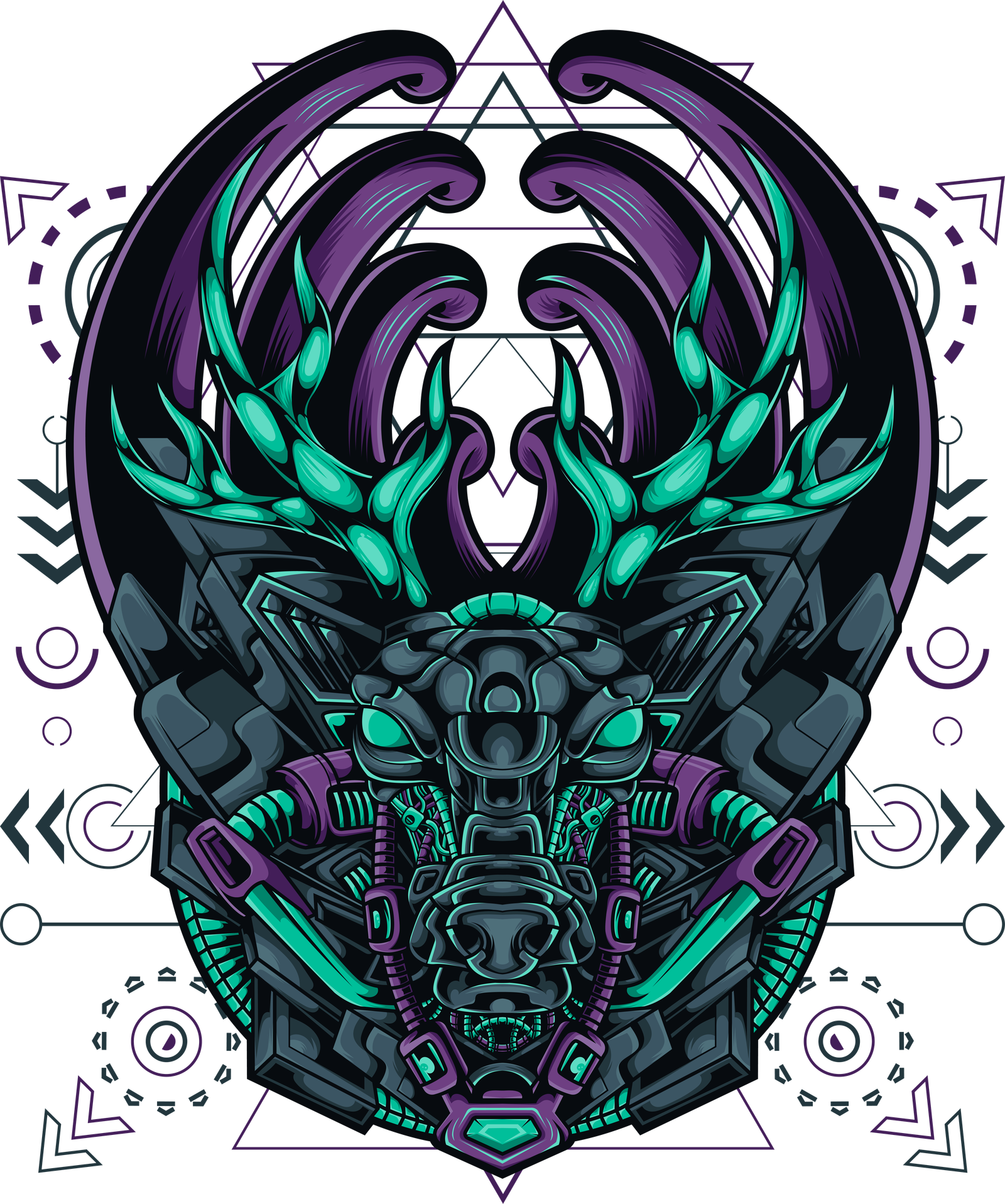 deer mecha elements