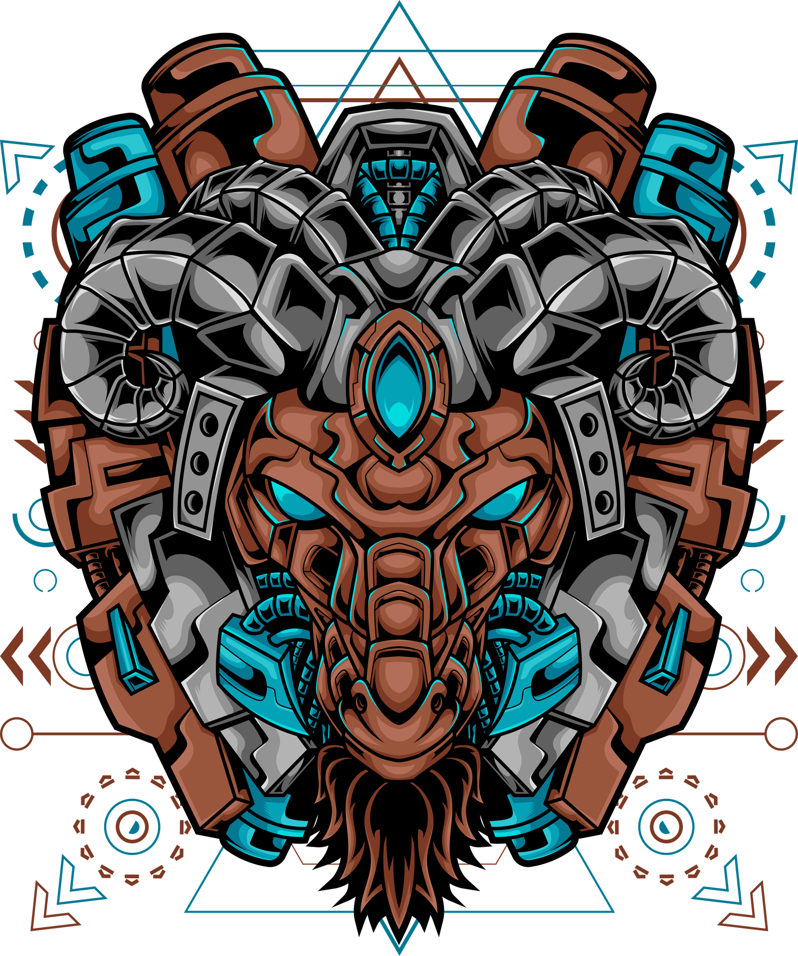 goat mecha elements