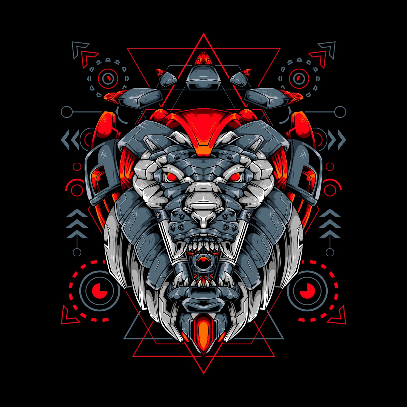 lion mecha3 envatoelements