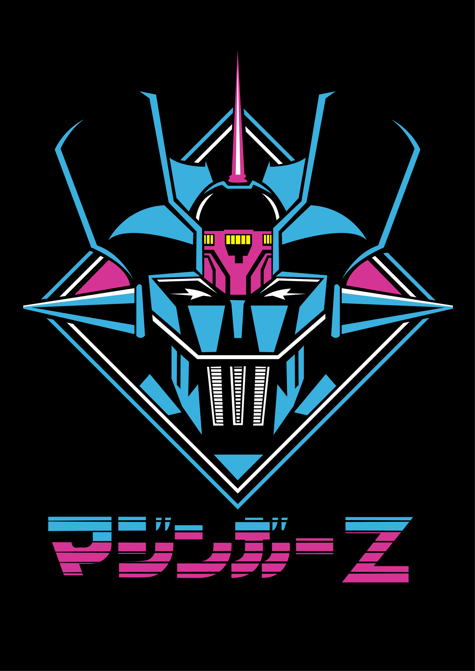 mazinger neon black