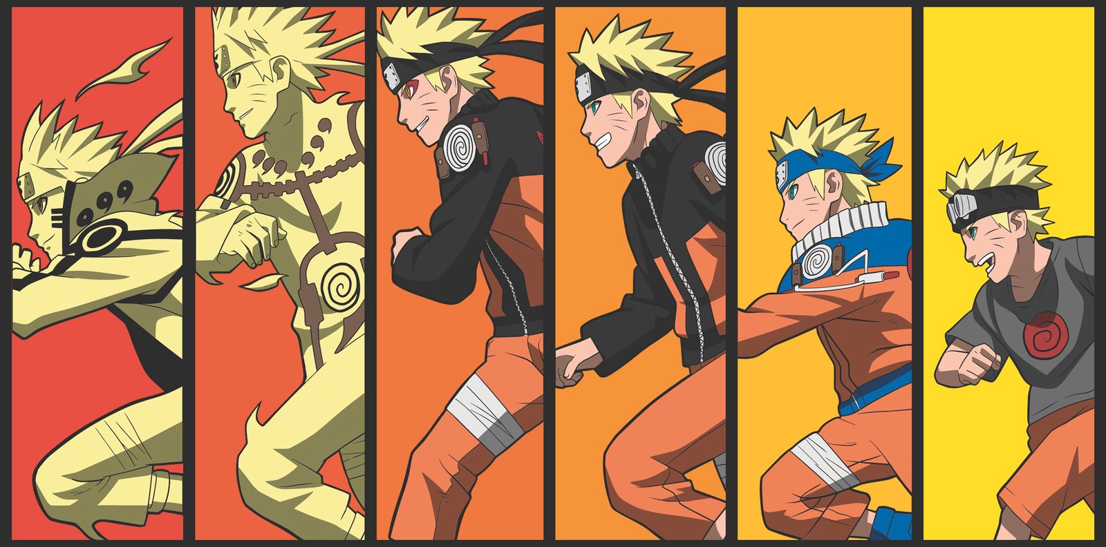 naruto evolucion