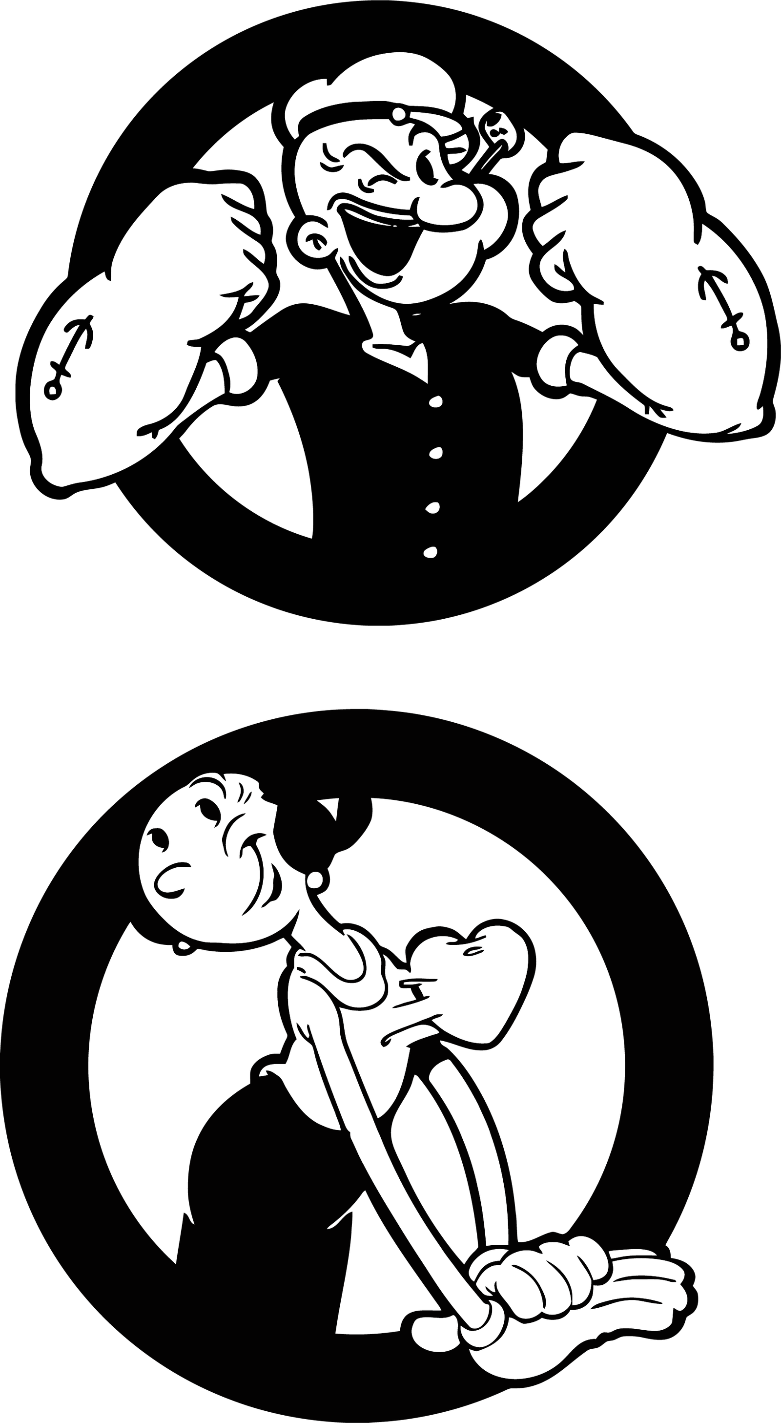 popeye y oliva