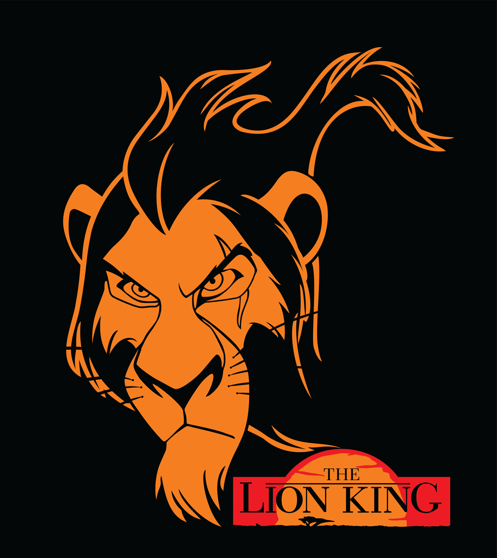scar rey leon black