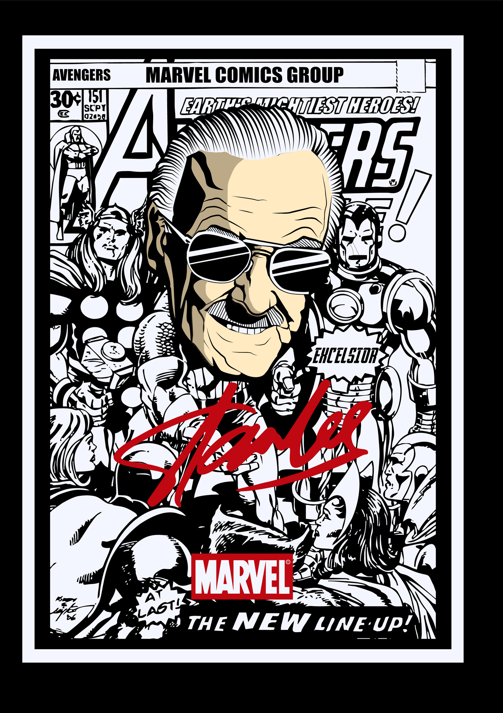 stan lee black