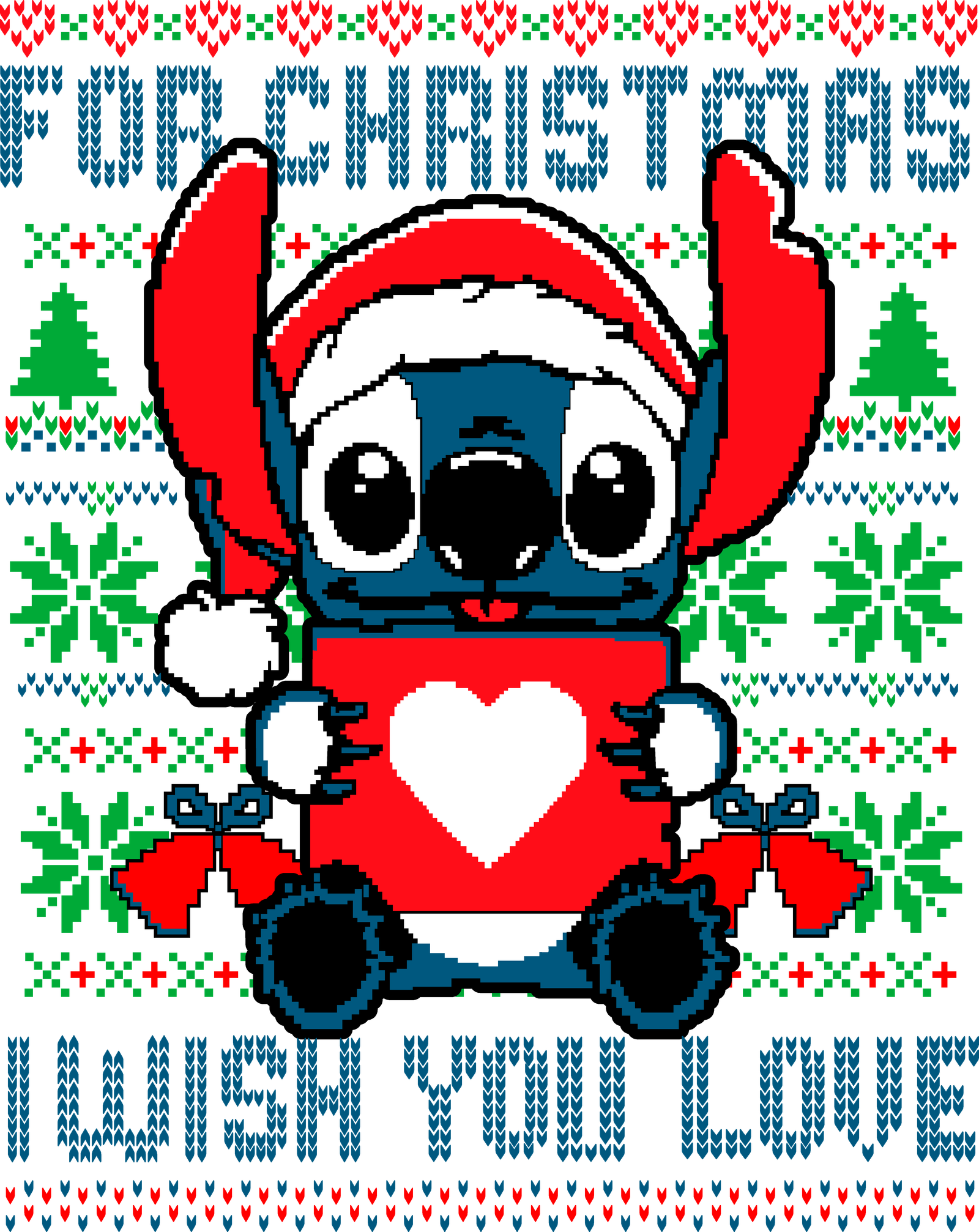stich navideño