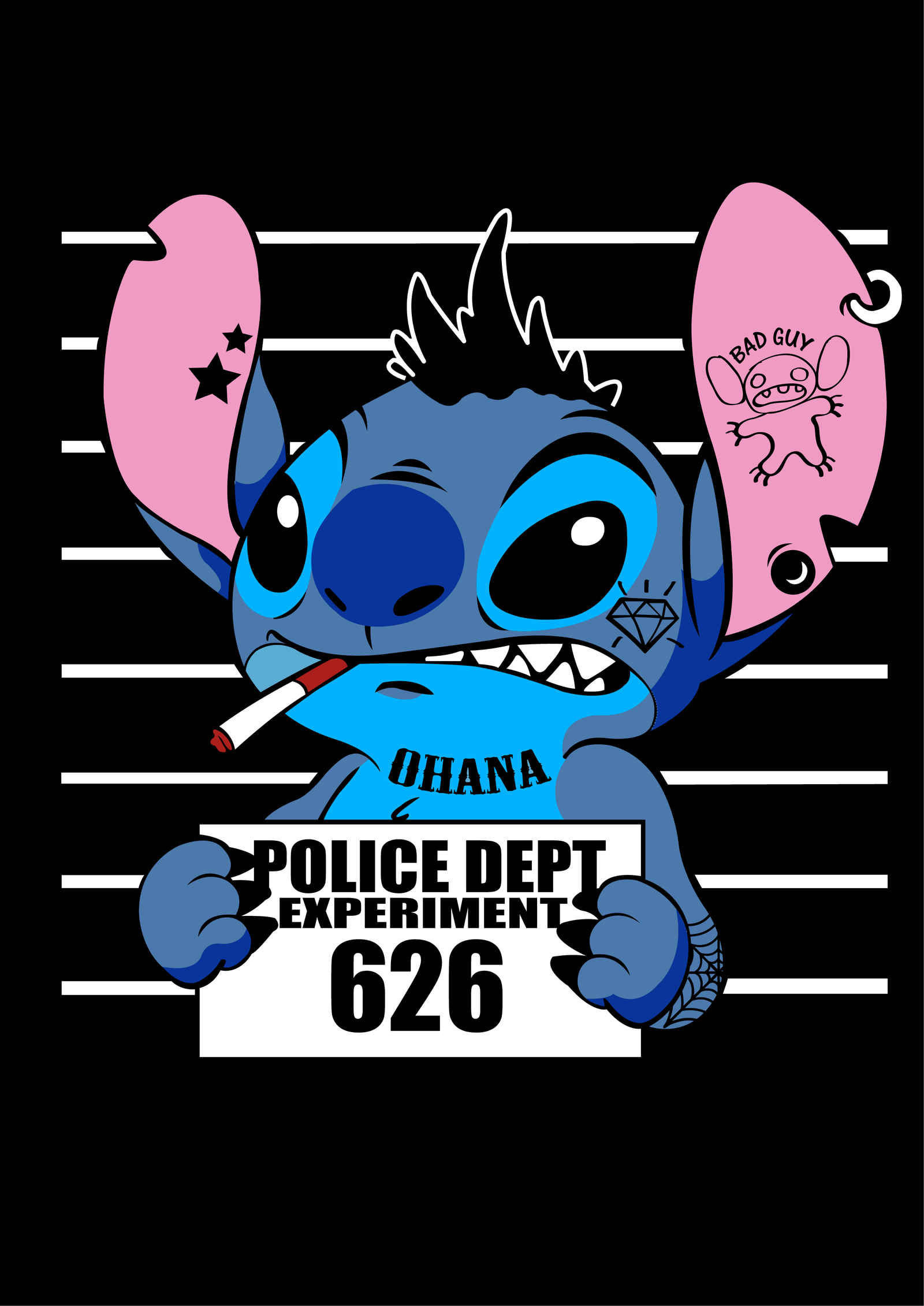 stitch detenido black