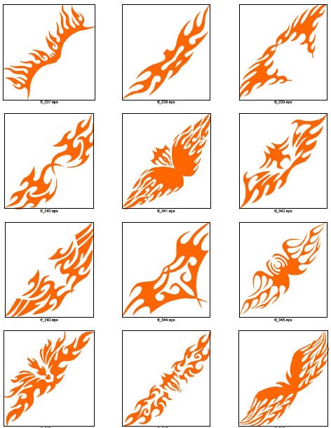 tribal flames1