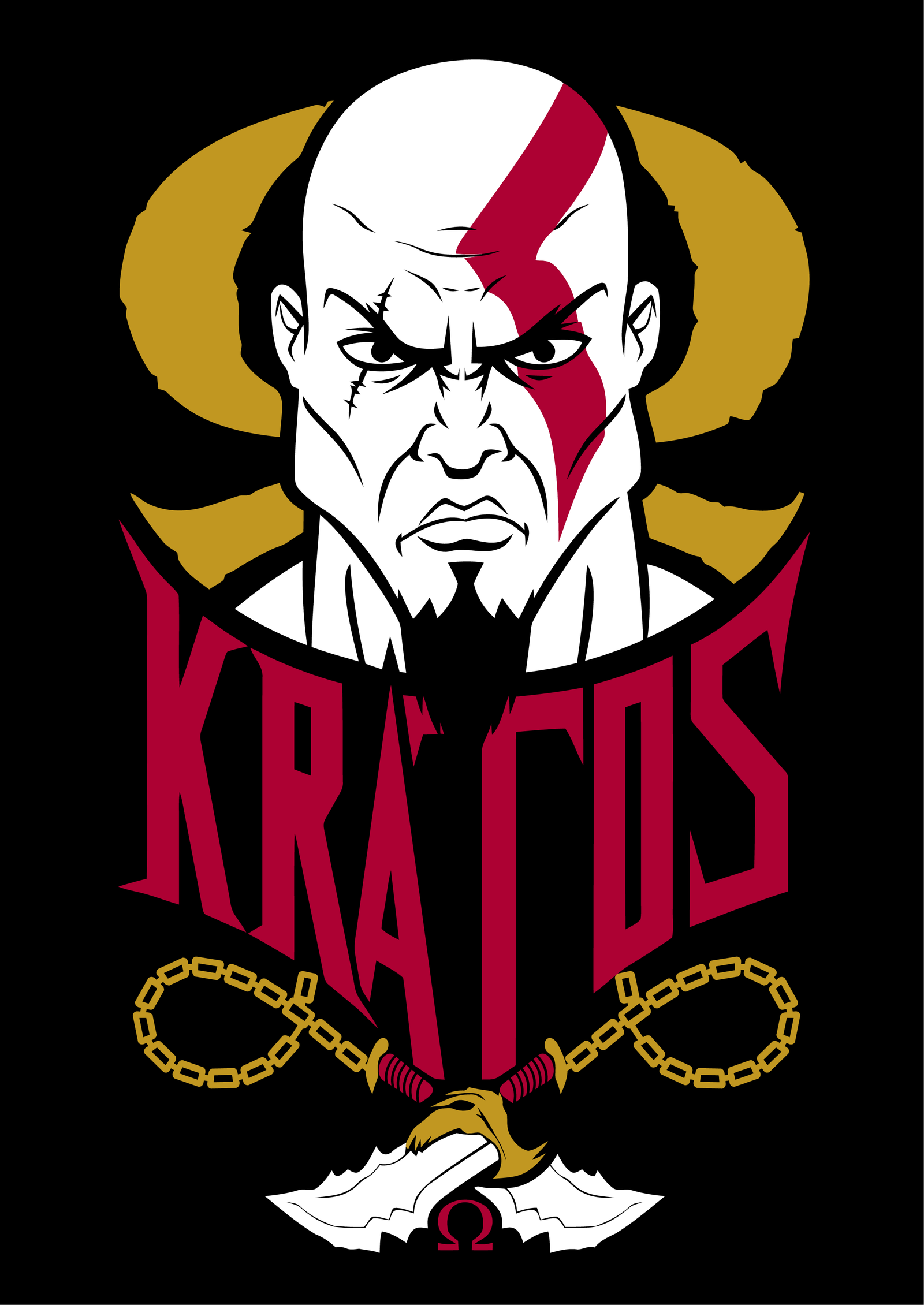 vector god of war black