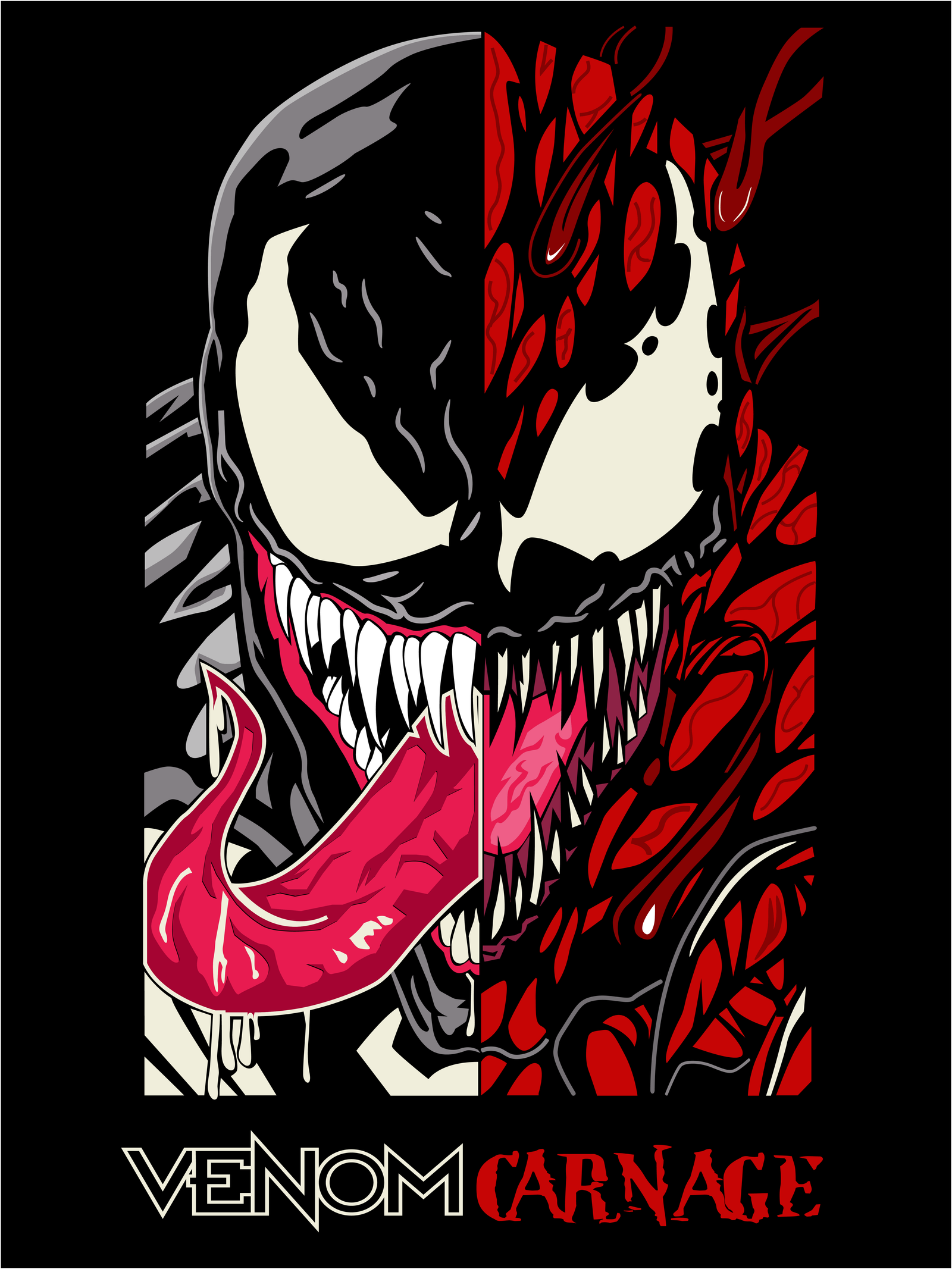 venom carnage face black SIM